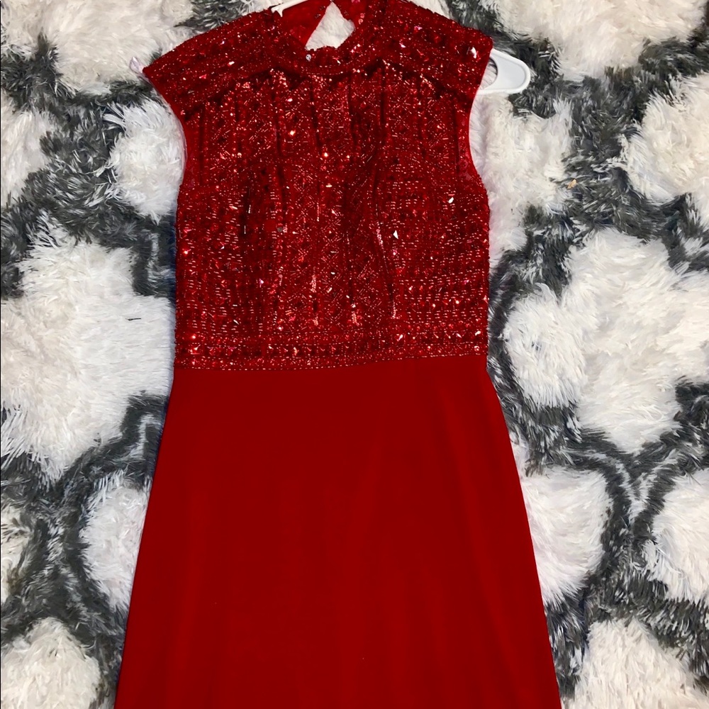 Sherri Hill red dress